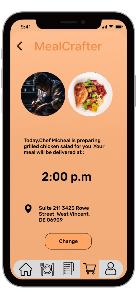 Find Meal Screen